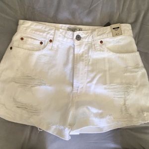 Abercrombie high rise shorts.